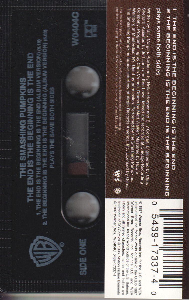 Smashing Pumpkins - End Is The Beginning Is The End - Cassette