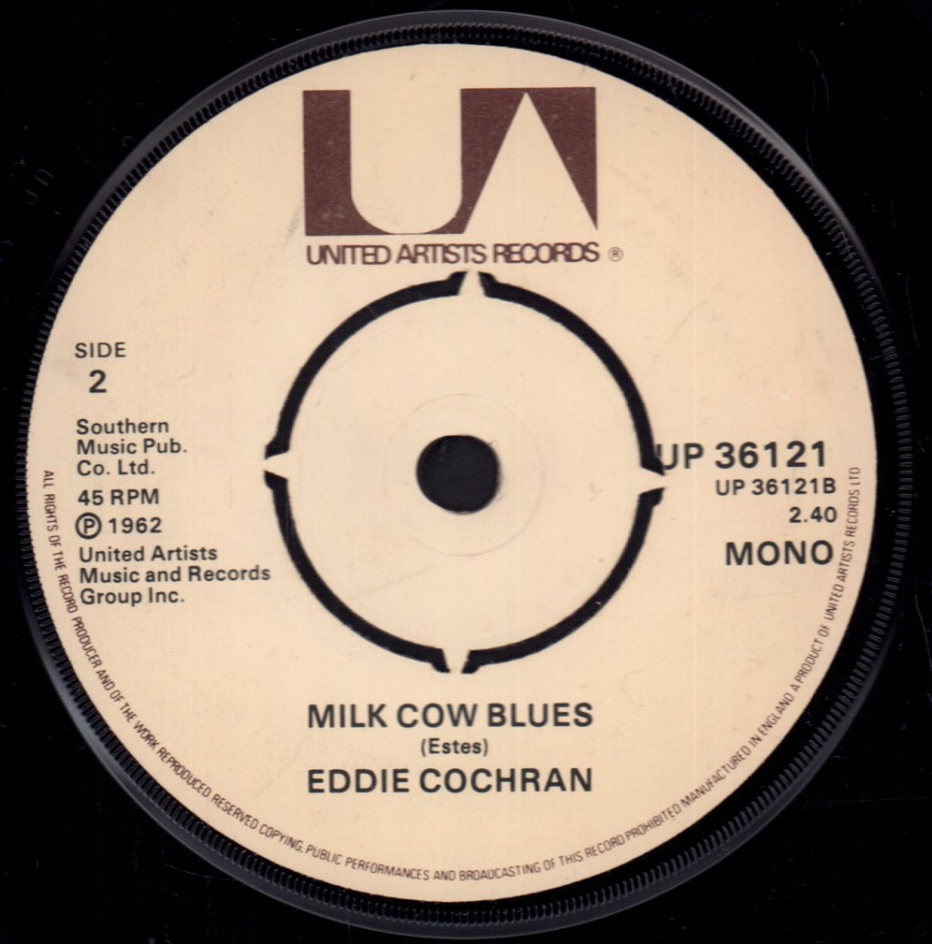 Eddie Cochran - C'mon Everybody - 7 Inch