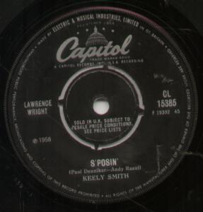 Keely Smith - S'posin' - 7 Inch