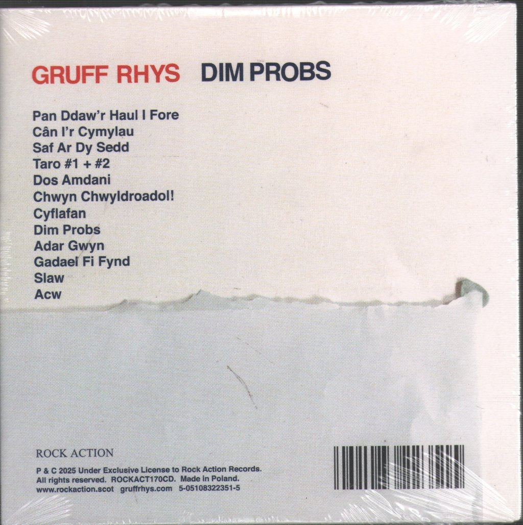 Gruff Rhys - Dim Probs - Cd