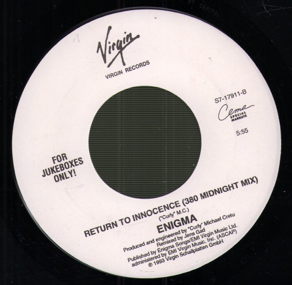 Enigma - Return To Innocence - 7 Inch