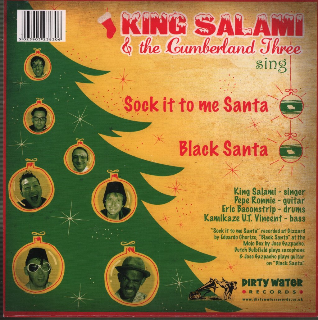 King Salami And The Cumberland Three - Xmas A Go Go - 7 Inch