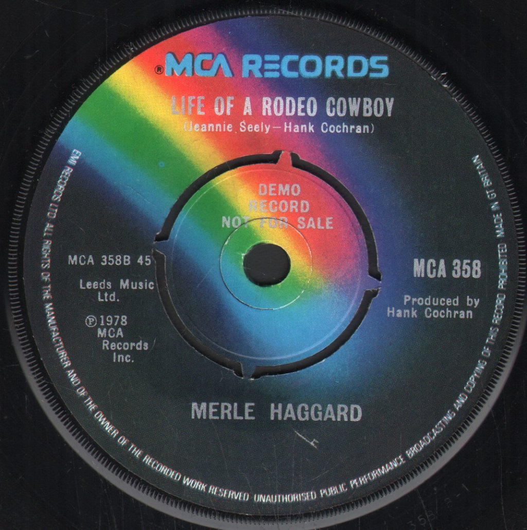 Merle Haggard - I'm Always On A Mountain When I Fall - 7 Inch