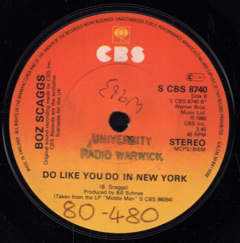 Boz Scaggs - Jojo - 7 Inch