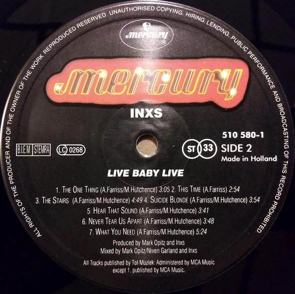 INXS - Live Baby Live - Lp