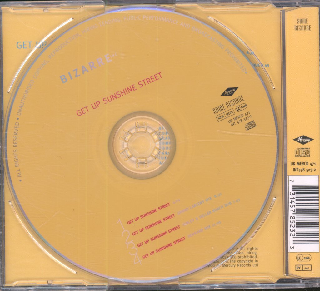 Bizarre Inc - Get Up Sunshine Street - Cd