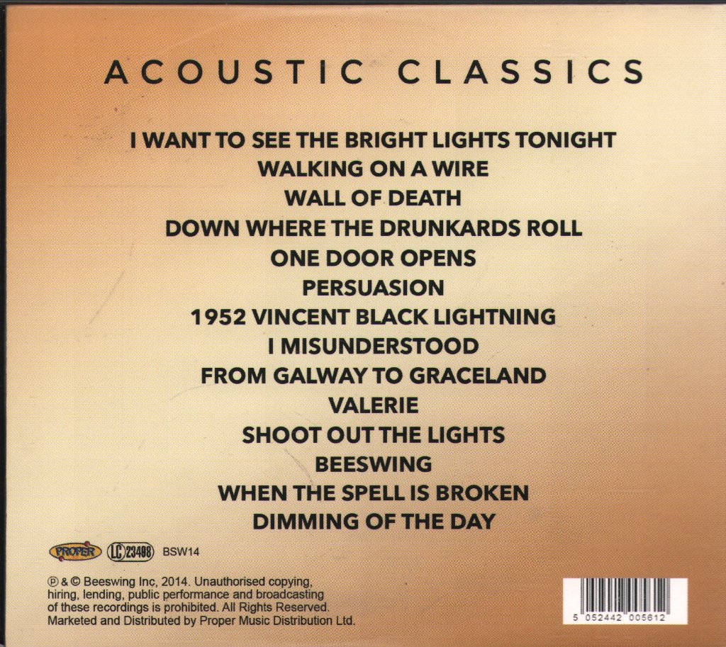 Richard Thompson - Acoustic Classics - Cd