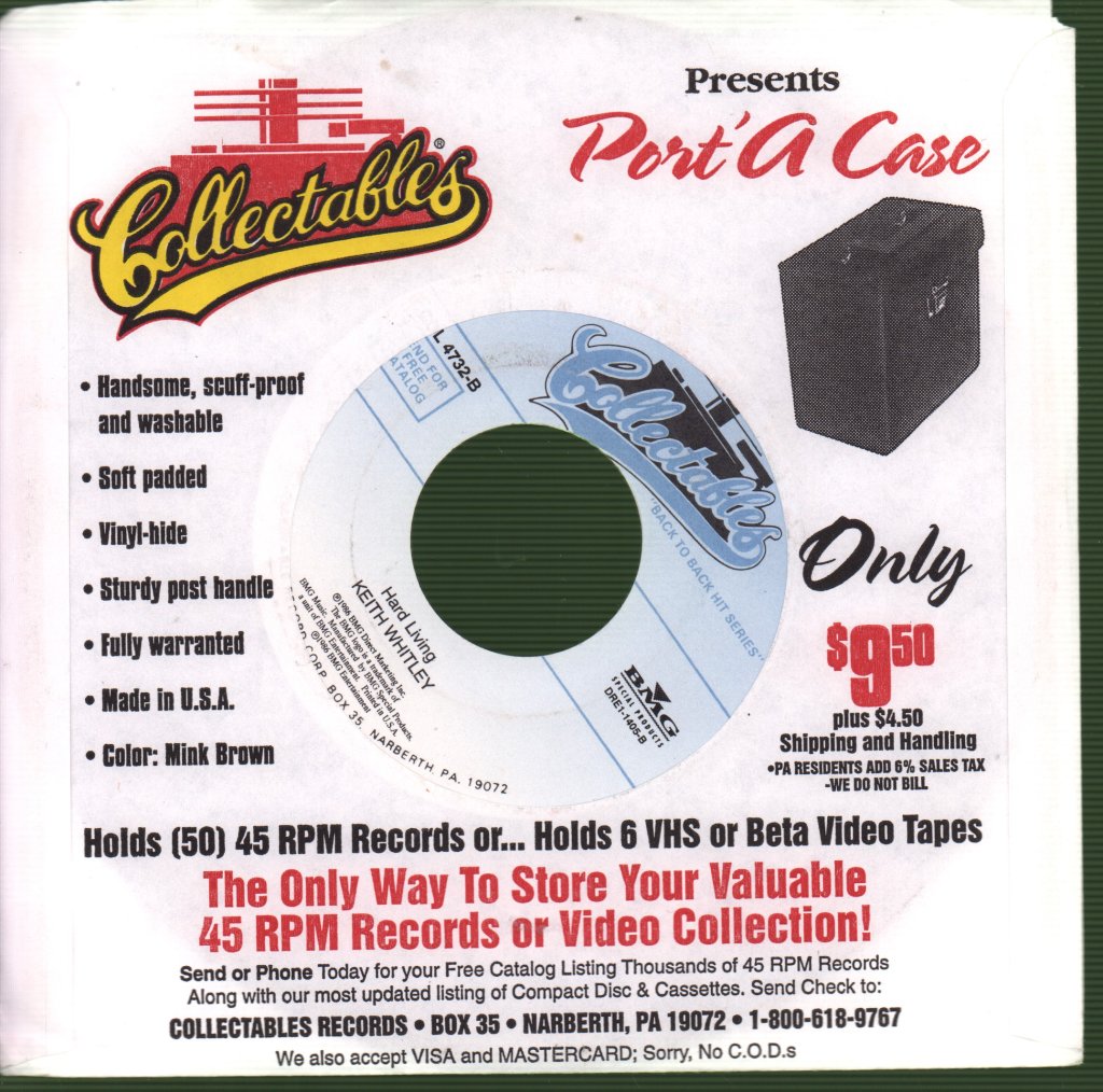 Keith Whitley - When You Say Nothing At All - 7 Inch