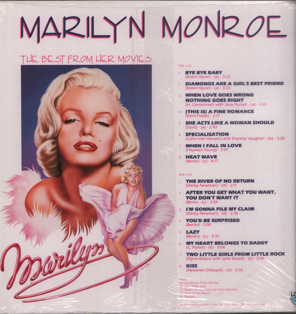 Marilyn Monroe - Best From Her Movies - Lp