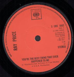 Ray Price - You're The Best Thing That Ever Happened To Me - 7 Inch