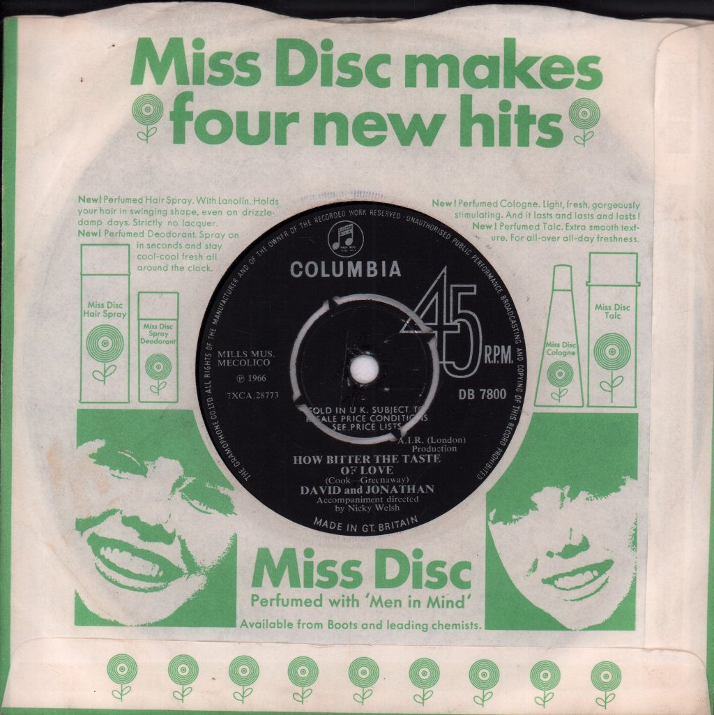 David And Jonathan - Michelle - 7 Inch