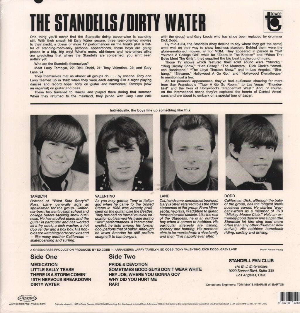 Standells - Dirty Water - Lp