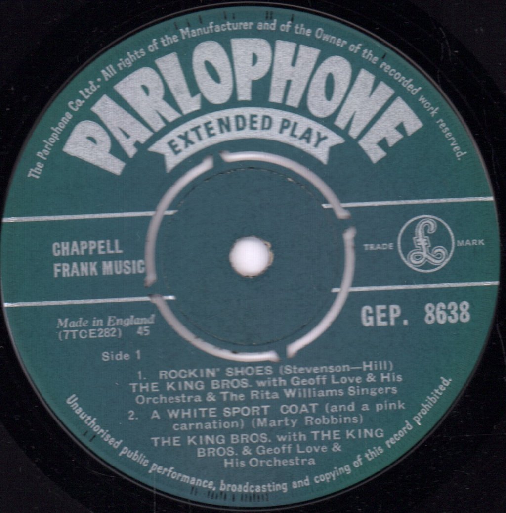 King Brothers - Harmony Kings - 7 Inch