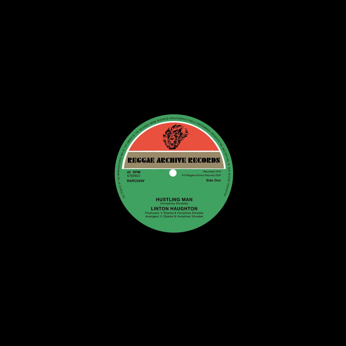 Linton Haughton - Hustling Man - 12 Inch