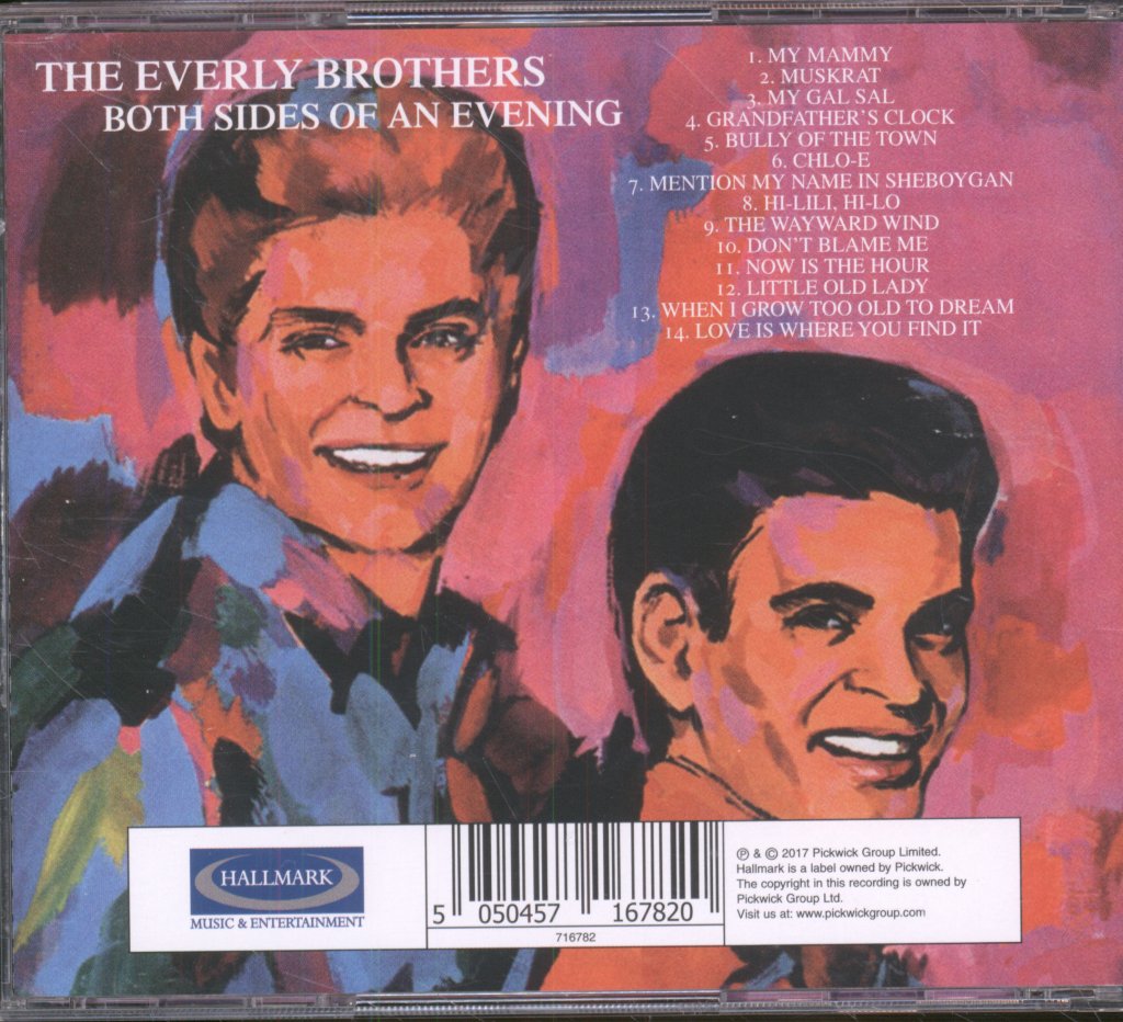 Everly Brothers - Both Sides Of An Evening - Cd