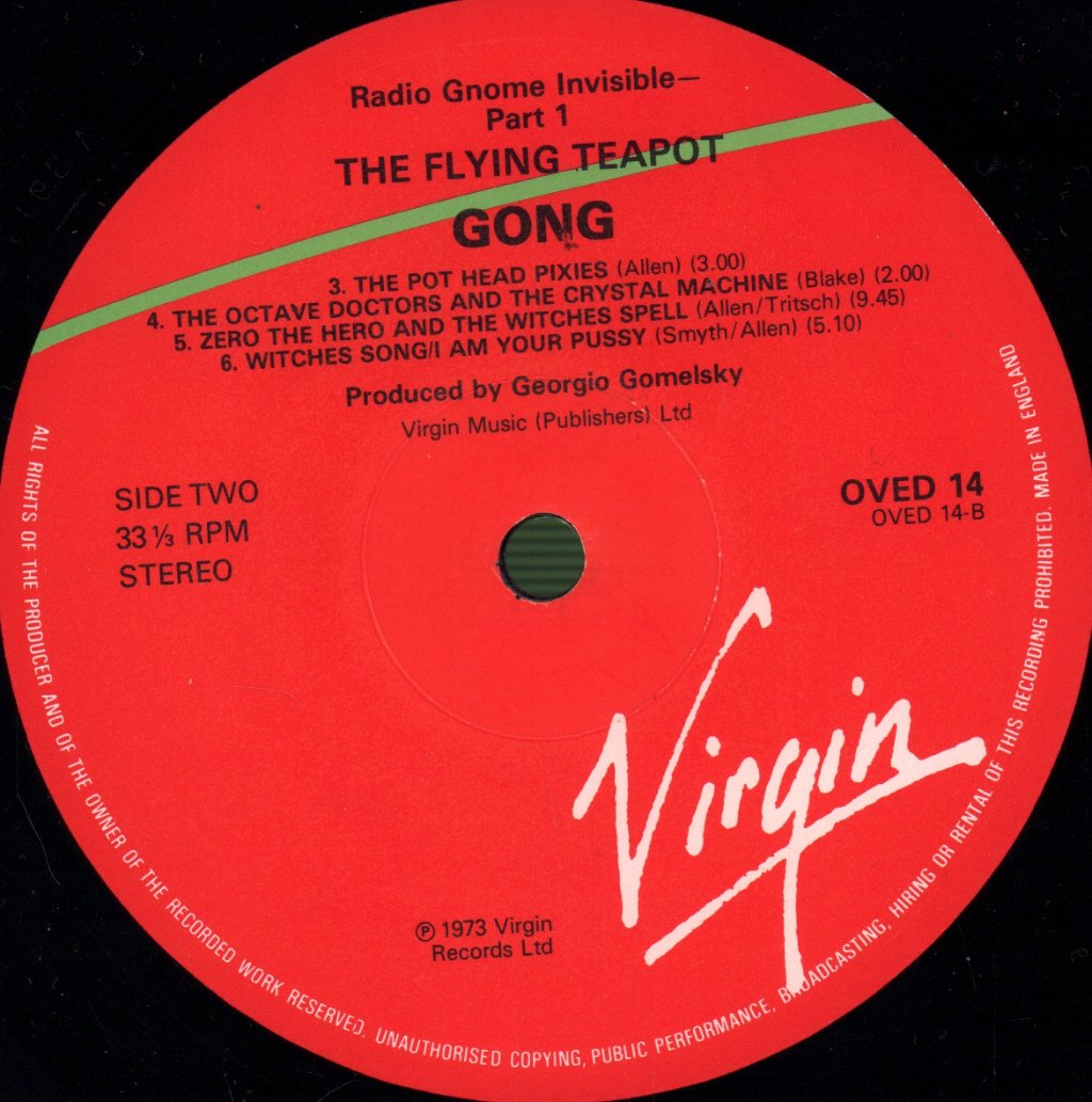Gong - Flying Teapot - Lp