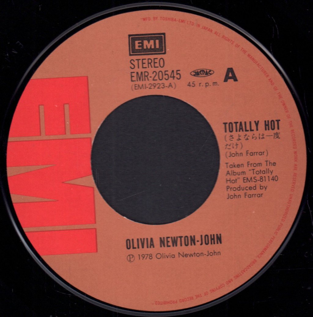 Olivia Newton-John - Totally Hot - 7 Inch