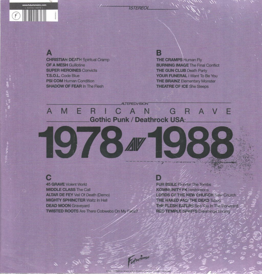 Various Artists - Amerivan Grave (Gothic Punk / Deathrock 1978-1988 - Double Lp