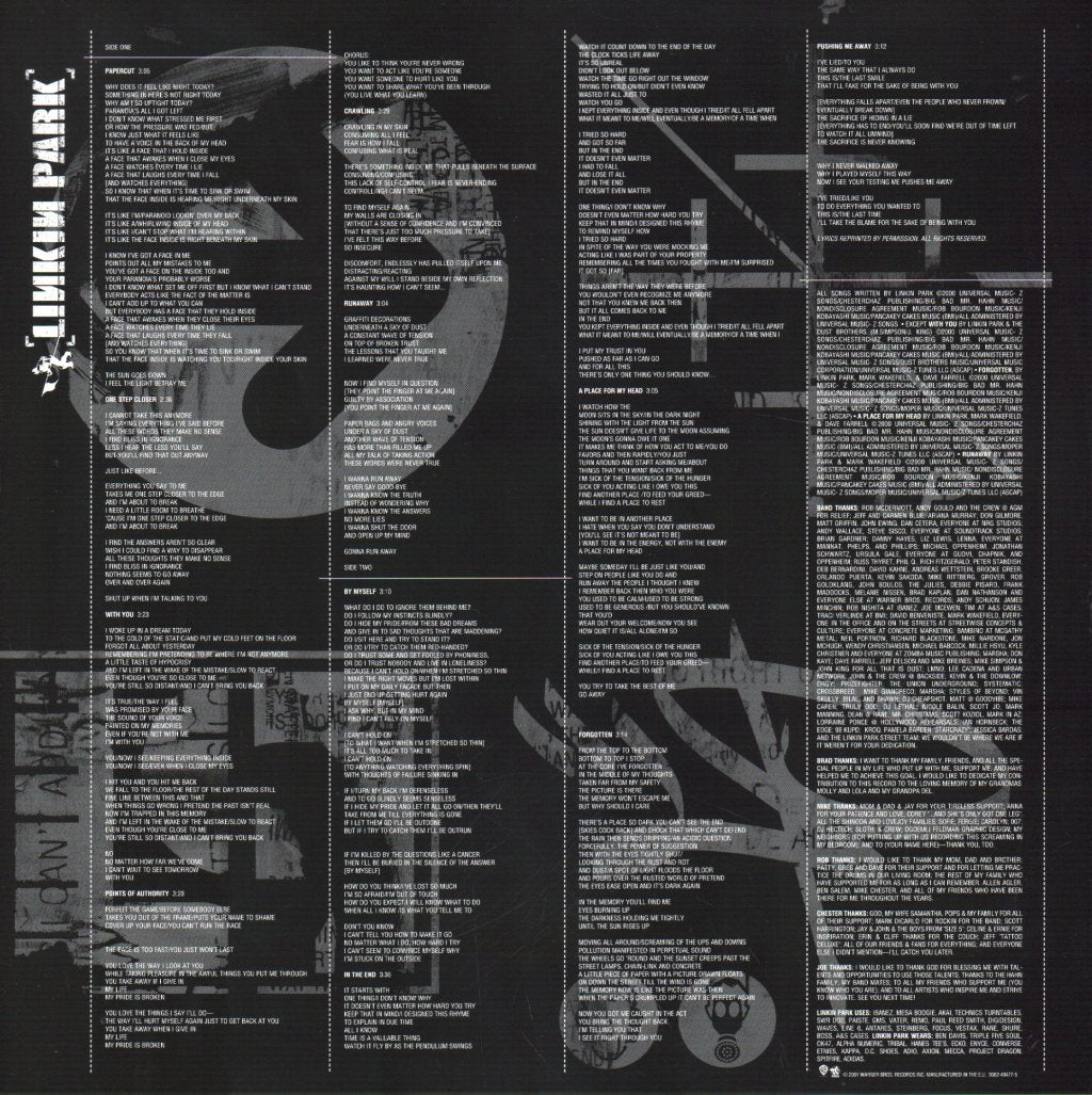 Linkin Park - Hybrid Theory - Lp