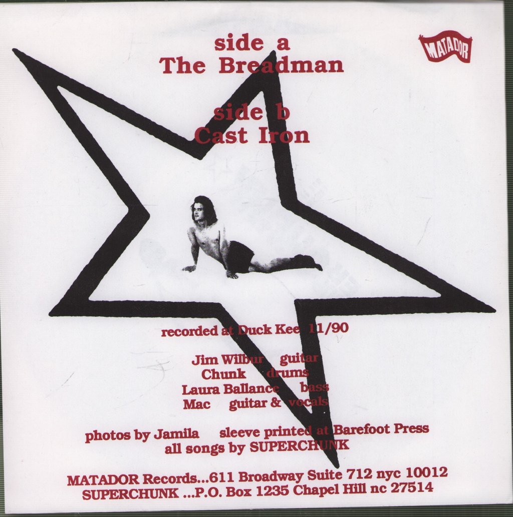 Superchunk - Breadman / Cast Iron - 7 Inch