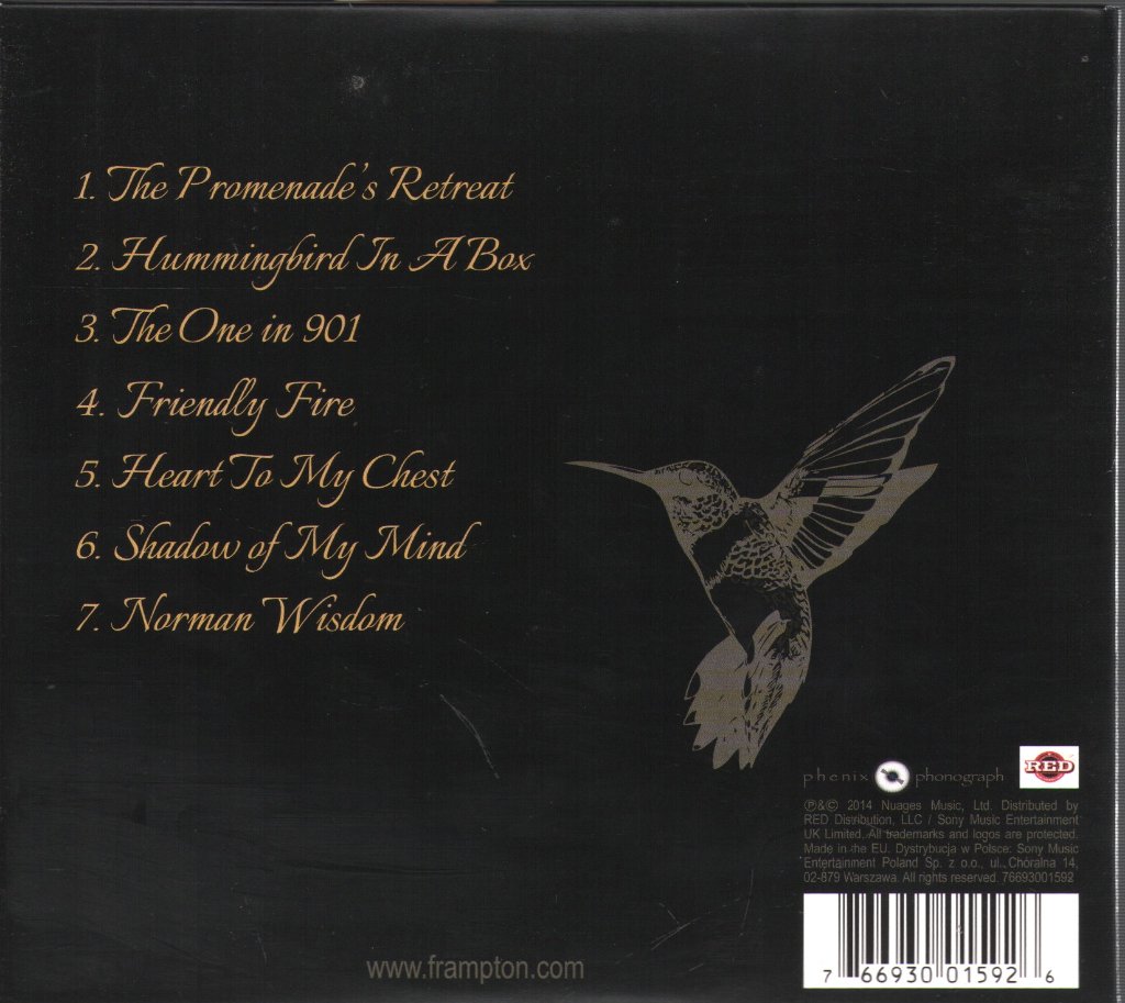 Peter Frampton - Hummingbird In A Box: Songs For A Ballet - Cd