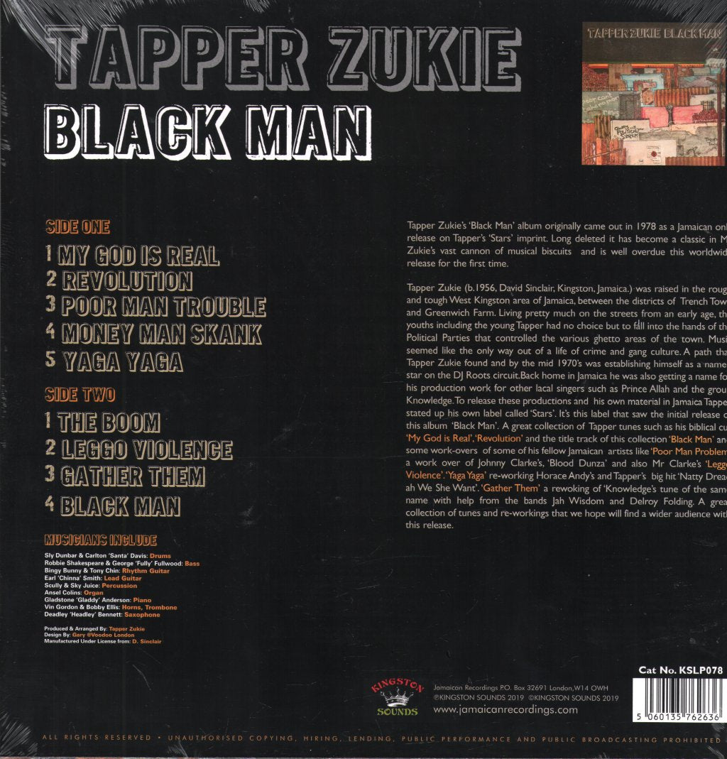 Tapper Zukie - Black Man - Lp