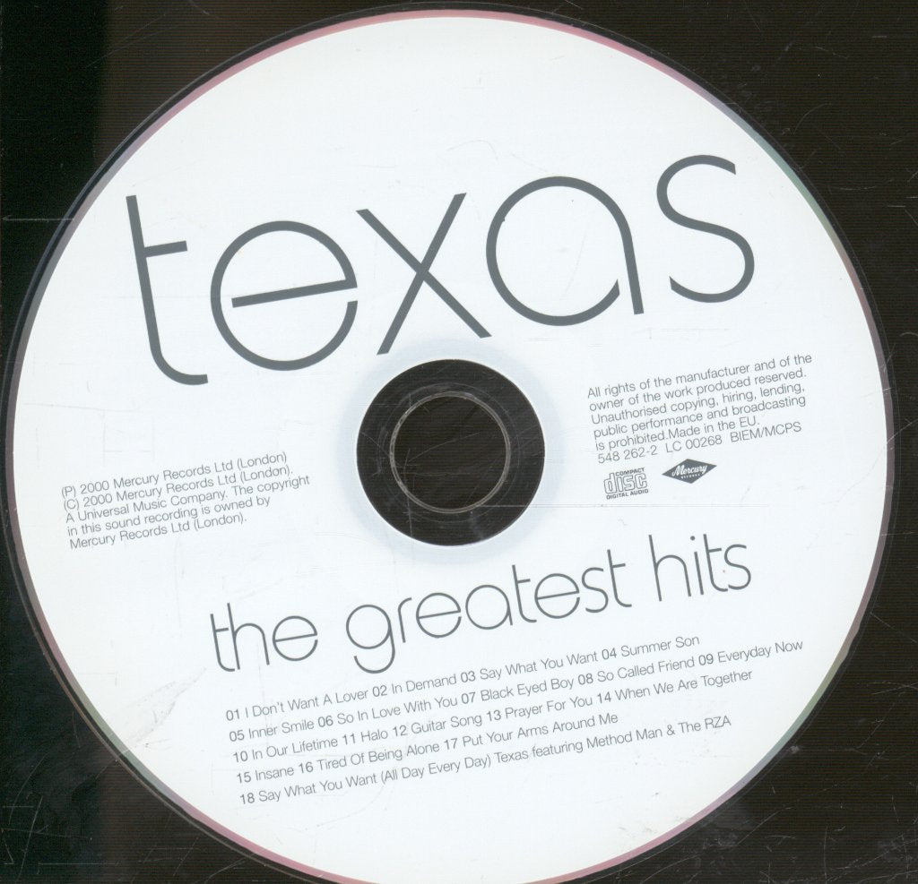 Texas - Greatest Hits - Cd
