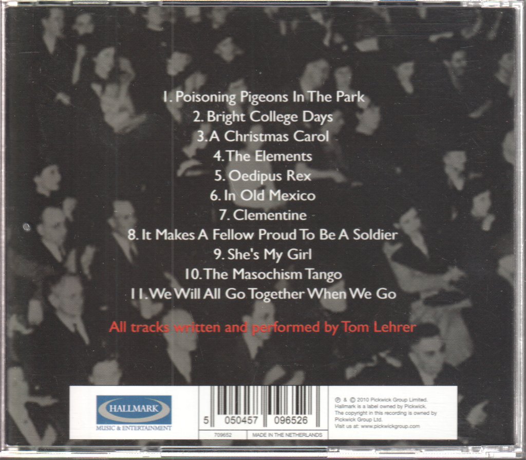 Tom Lehrer - An Evening Wasted With Tom Lehrer - Cd