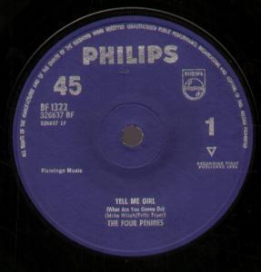 Four Pennies - Tell Me Girl - 7 Inch
