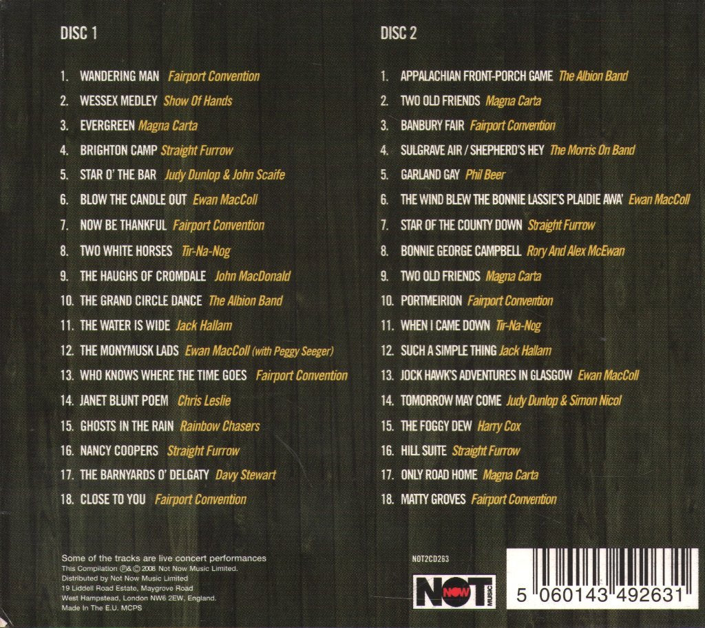 Various Artists - A Celebration Of Great British Folk - Double Cd