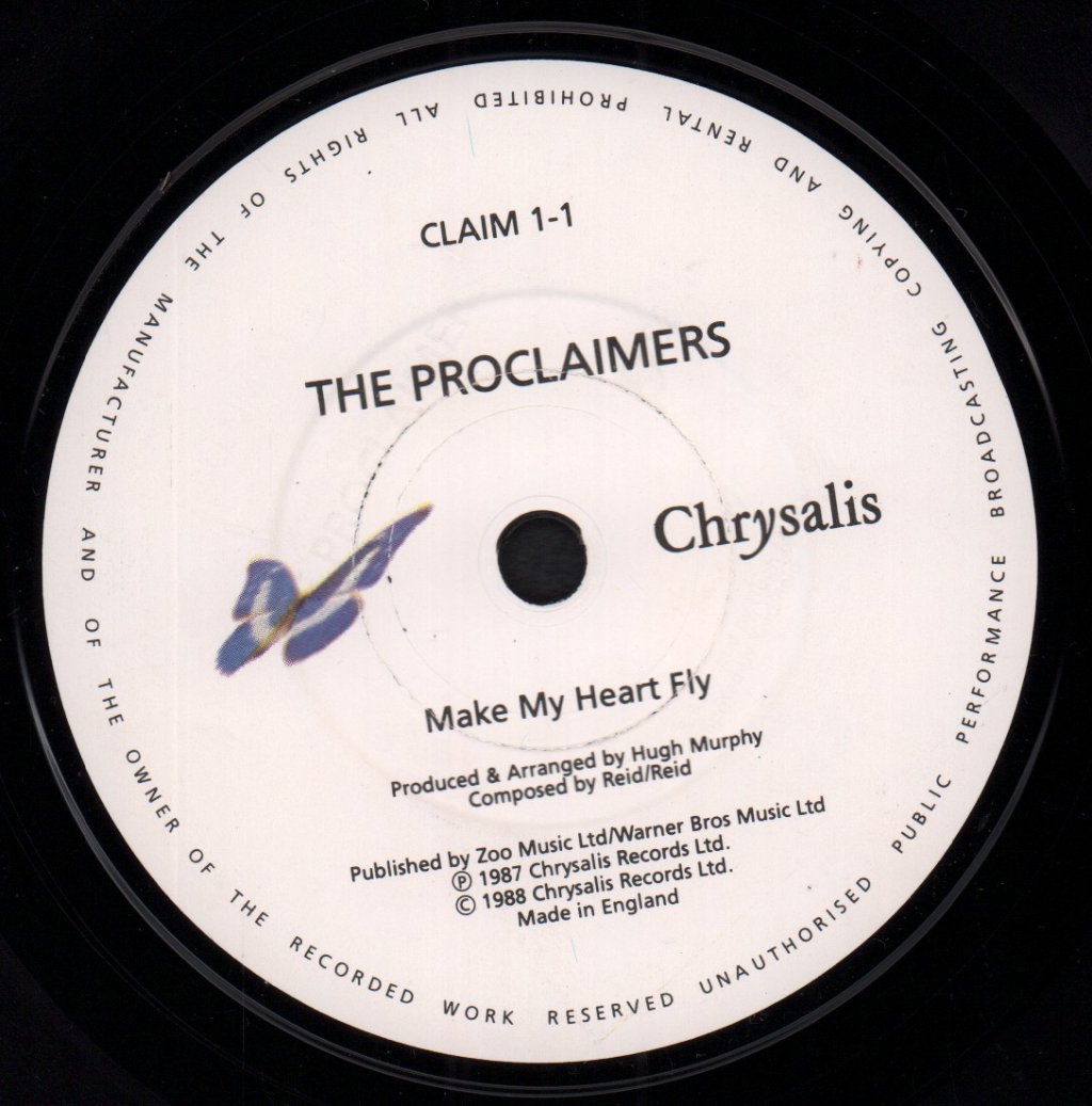 Proclaimers - Make My Heart Fly - 7 Inch
