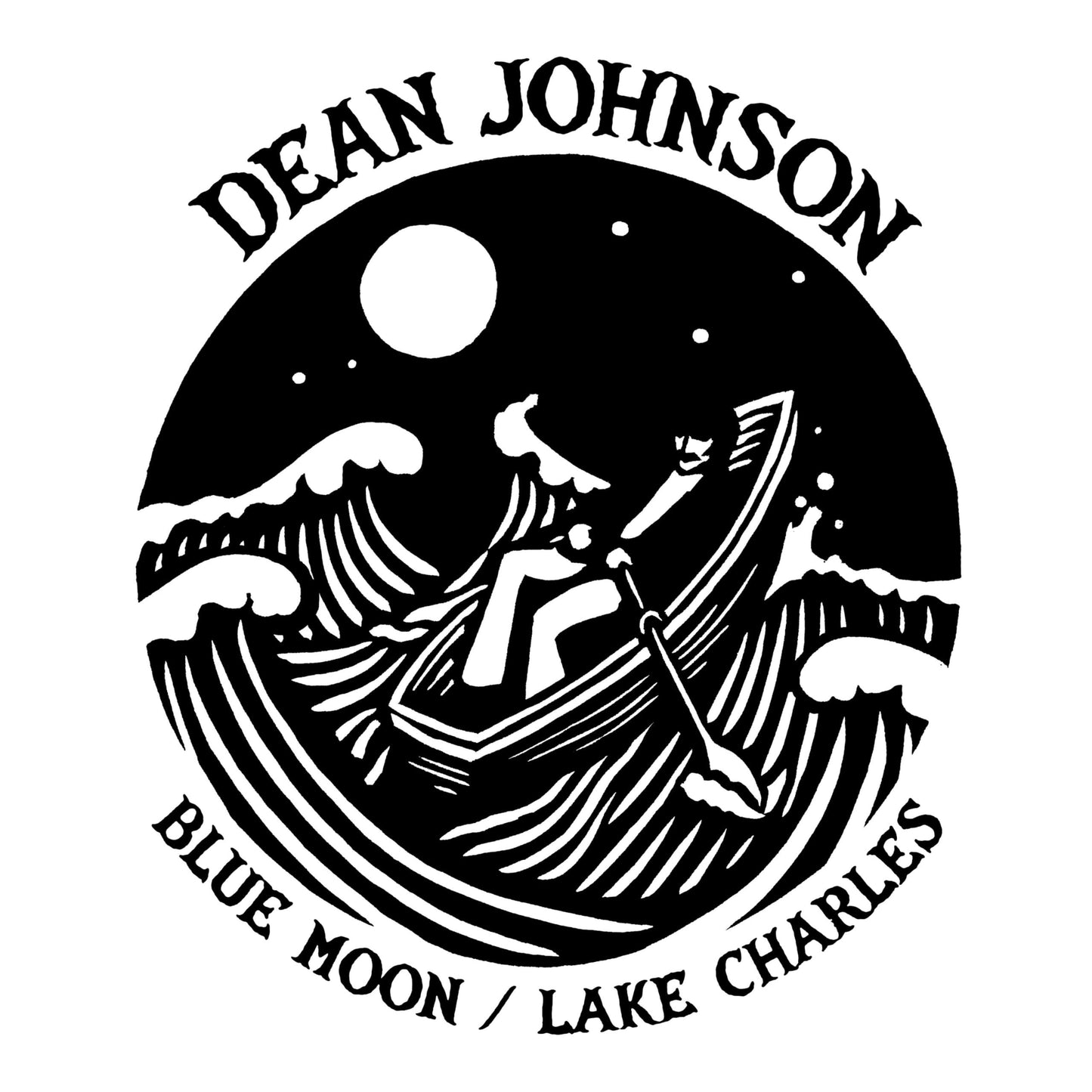 Dean Johnson - Blue Moon B/W Lake Charles - 7 Inch