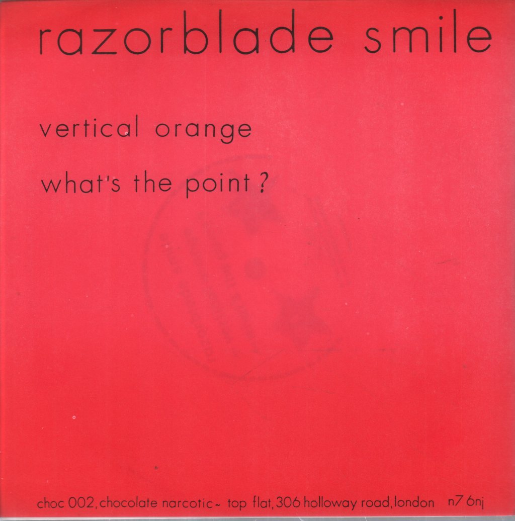 Razorblade Smile - Vertical Orange - 7 Inch