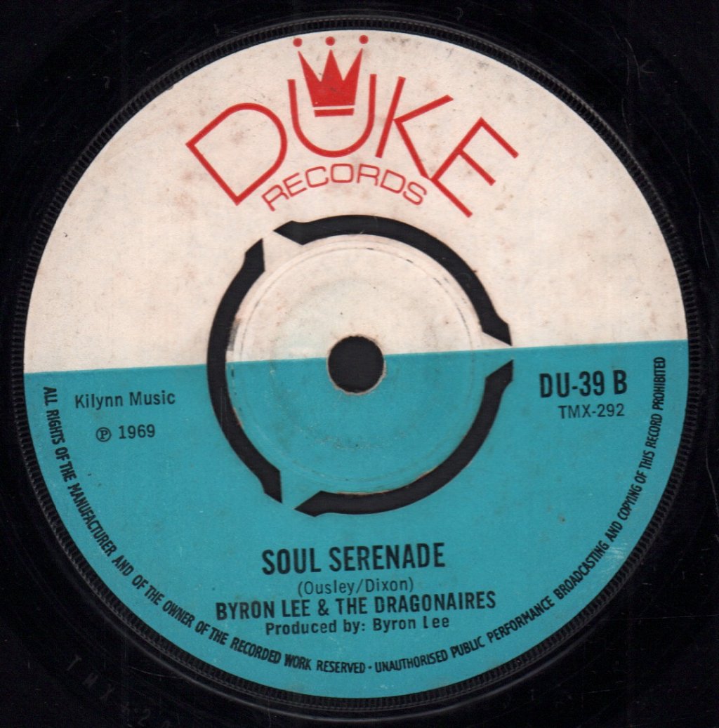 Boris Gardner / Byron Lee & The Dragonaires - Elizabethan Reggae / Soul Serenade - 7 Inch