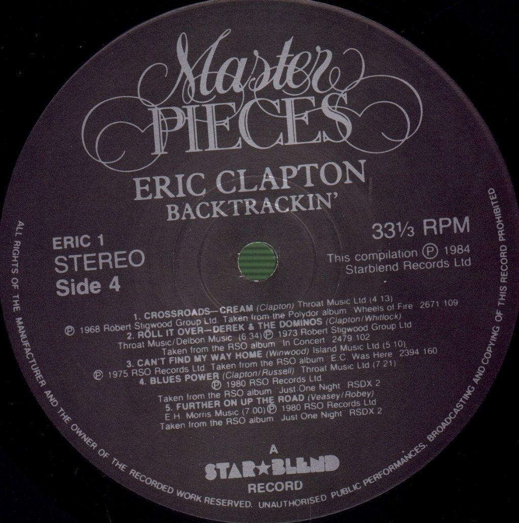 Eric Clapton - Backtrackin' - Double Lp