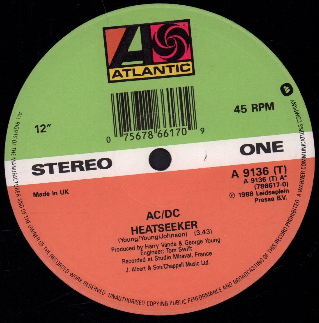 AC/DC - Heatseeker - 12 Inch