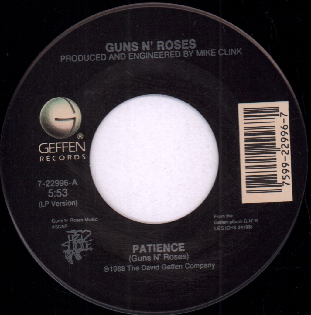 Guns N Roses - Patience - 7 Inch