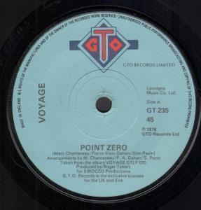 Voyage (70'S Group) - Point Zero - 7 Inch