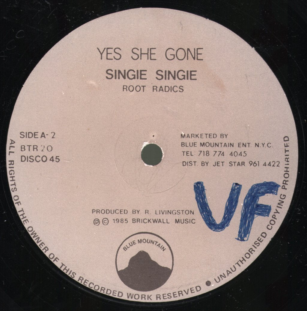 Singie Singie - Yes She Gone - 12 Inch