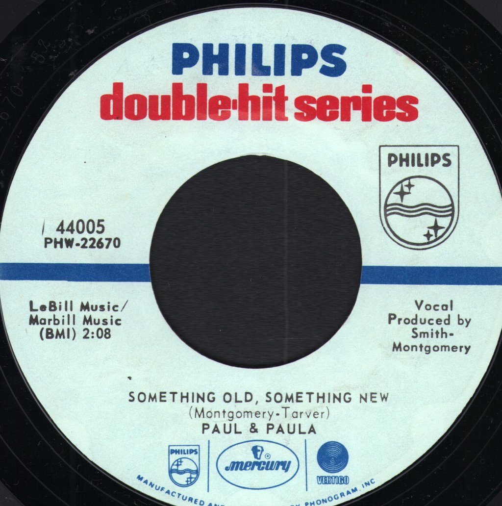 Paul And Paula - Hey Paula / Something Old, Something New - 7 Inch
