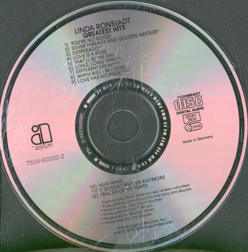 Linda Ronstadt - Greatest Hits - Cd