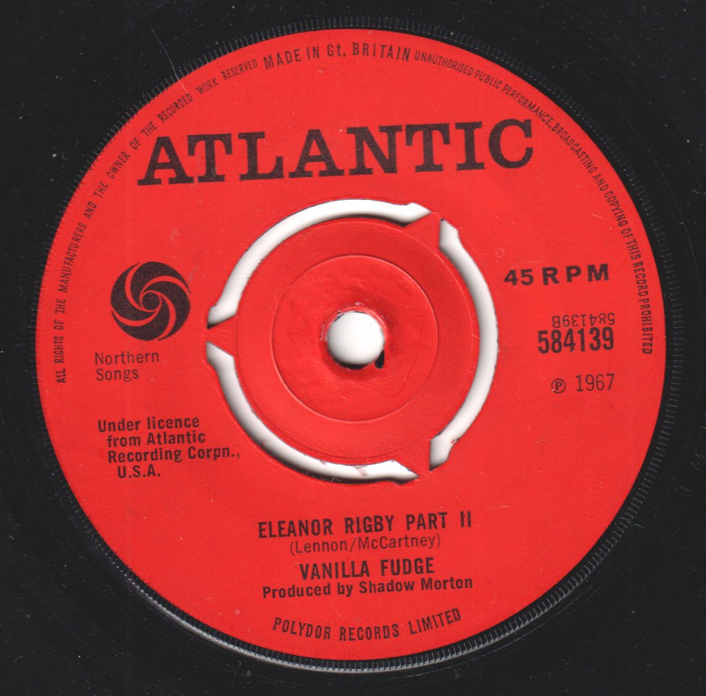 Vanilla Fudge - Eleanor Rigby - 7 Inch