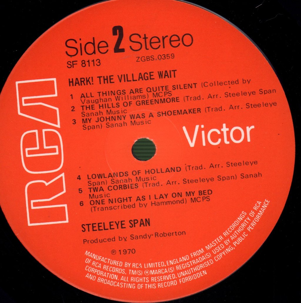 Steeleye Span - Hark The Village Wait - Lp