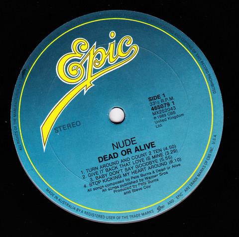 Dead Or Alive - Nude - Lp