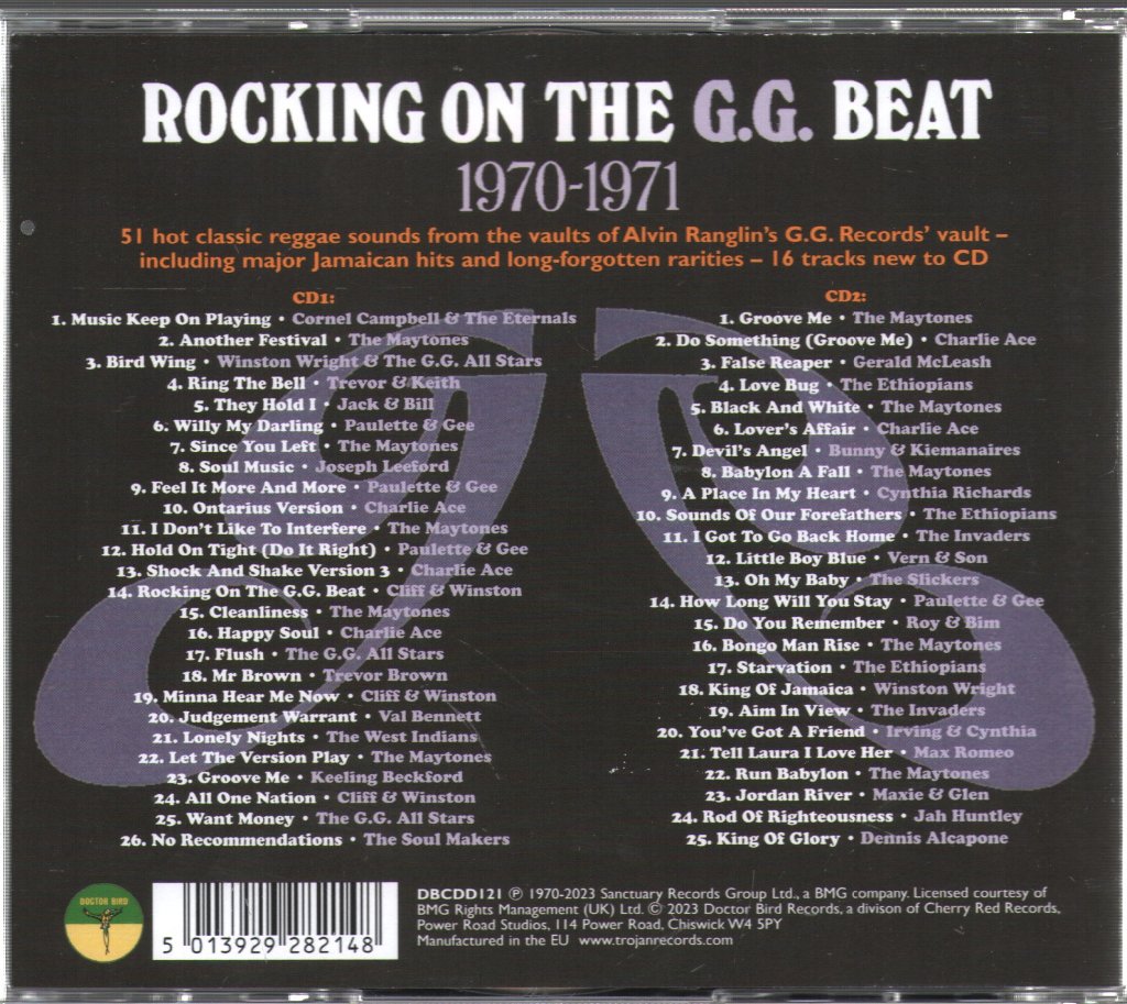 Various Artists - Rocking On The G.G. Beat 1970-1971 - Double Cd
