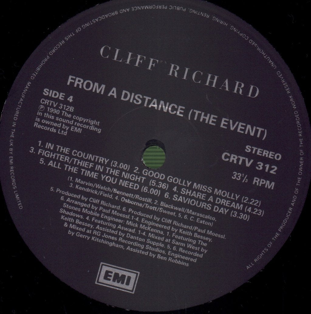 Cliff Richard - From A Distance The Event - Double Lp