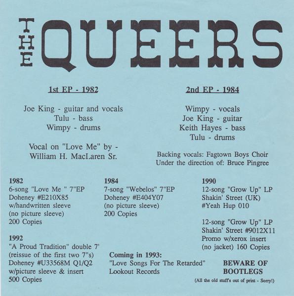Queers - A Proud Tradition - Double 7 Inch