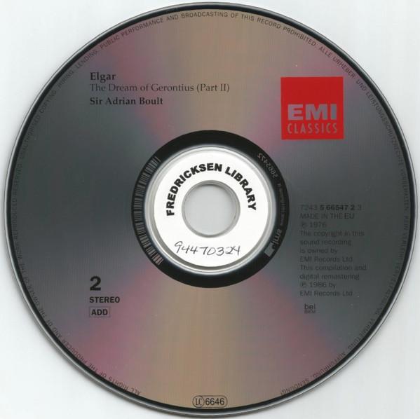 Sir Edward Elgar - Dream Of Gerontius / The Music Makers - Double Cd