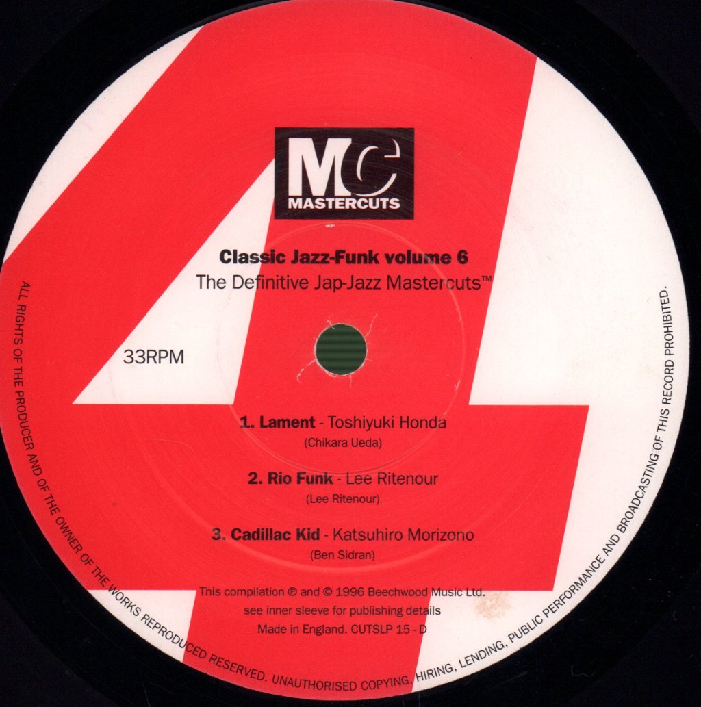 Various Artists - Classic Jazz-Funk Mastercuts Volume 6 - Double Lp