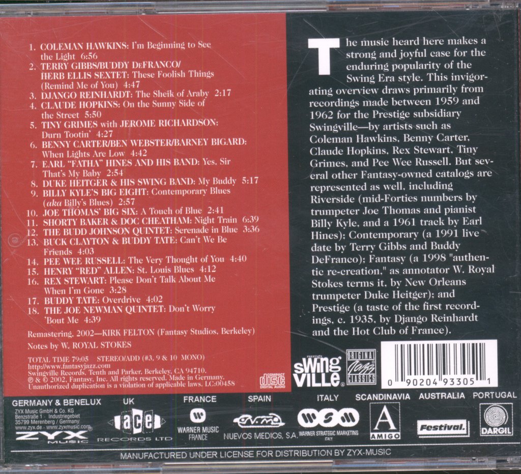 Various Artists - Prestige Swingville Original Jazz Classics Sampler - Cd